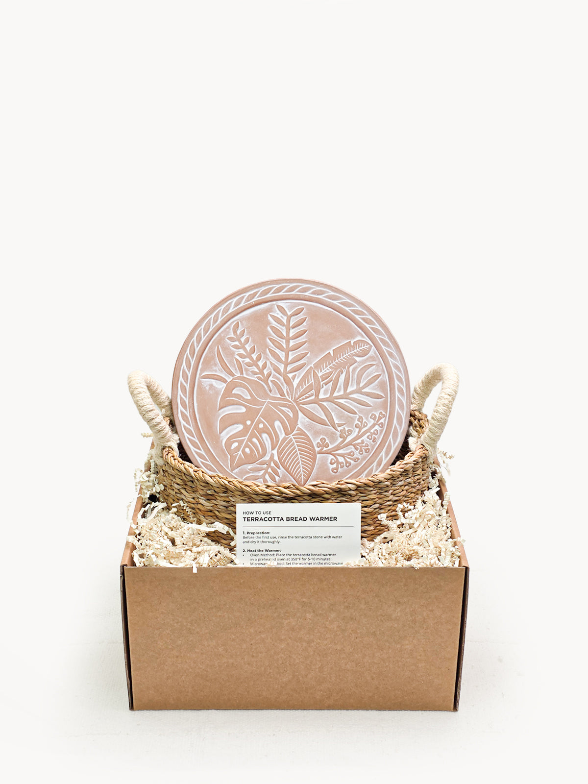 Bread Warmer & Basket - Plant Round