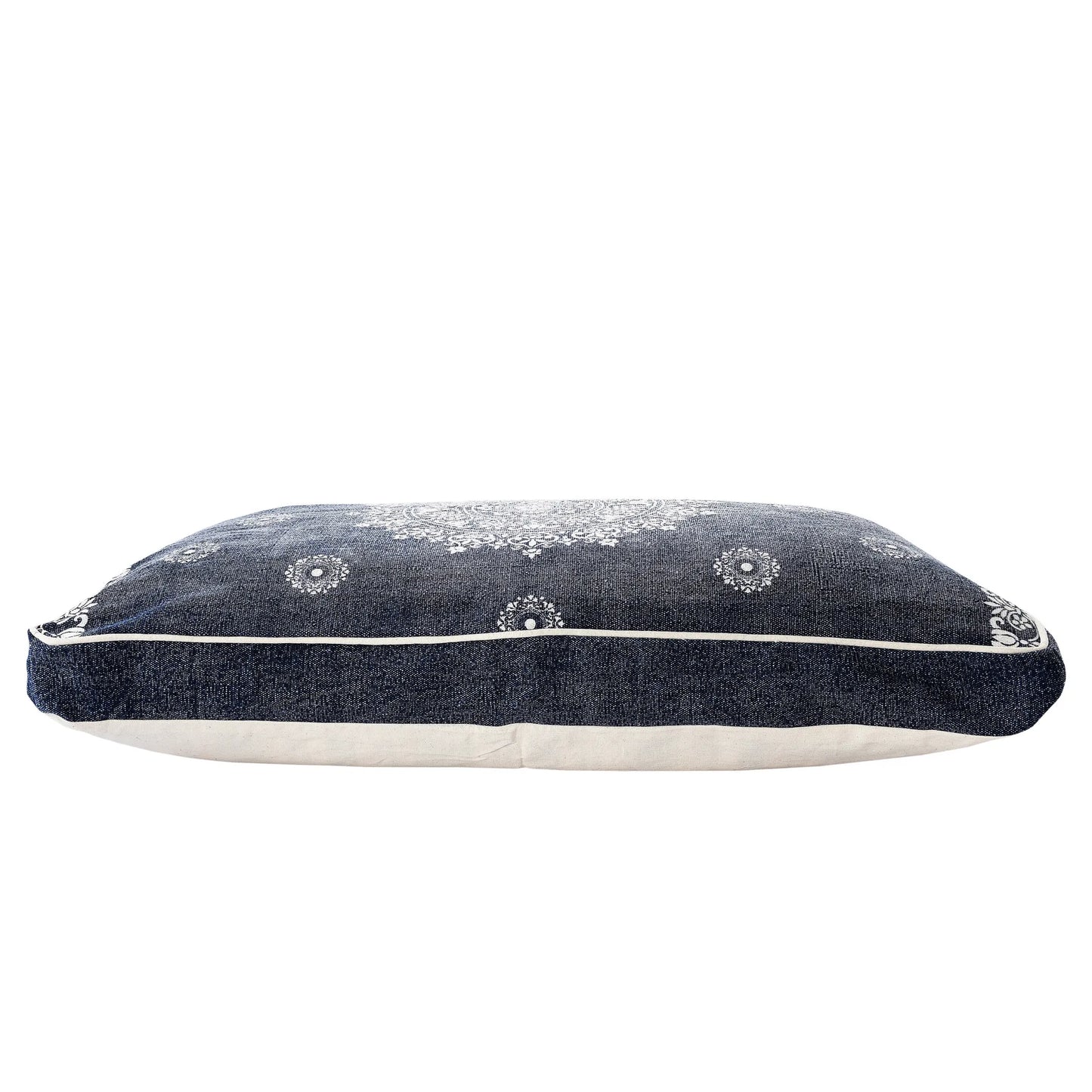 Stonewashed Medallion Pillow-Style Pet Bed