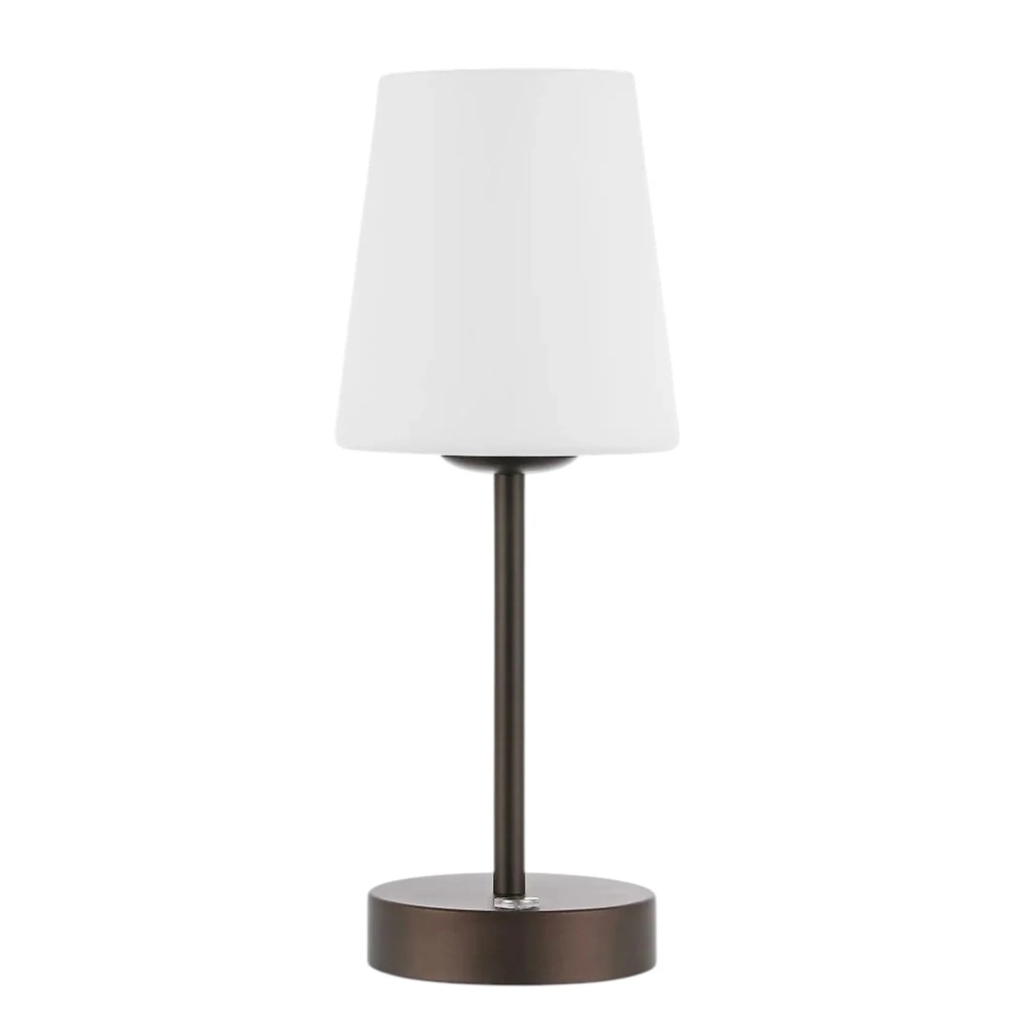 Antiqued Bronze USB Accent Table Lamp
