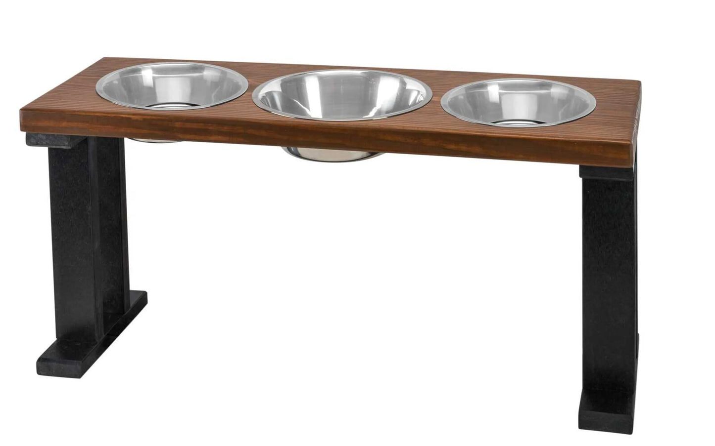 Farmhouse 3-Bowl Elevated Dog Feeder