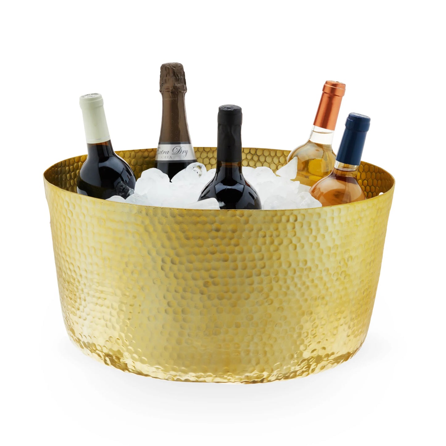 Twine Gold Hammered Beverage Tub