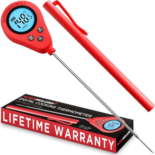 Alpha Grillers Instant Read Meat Thermometer Digital