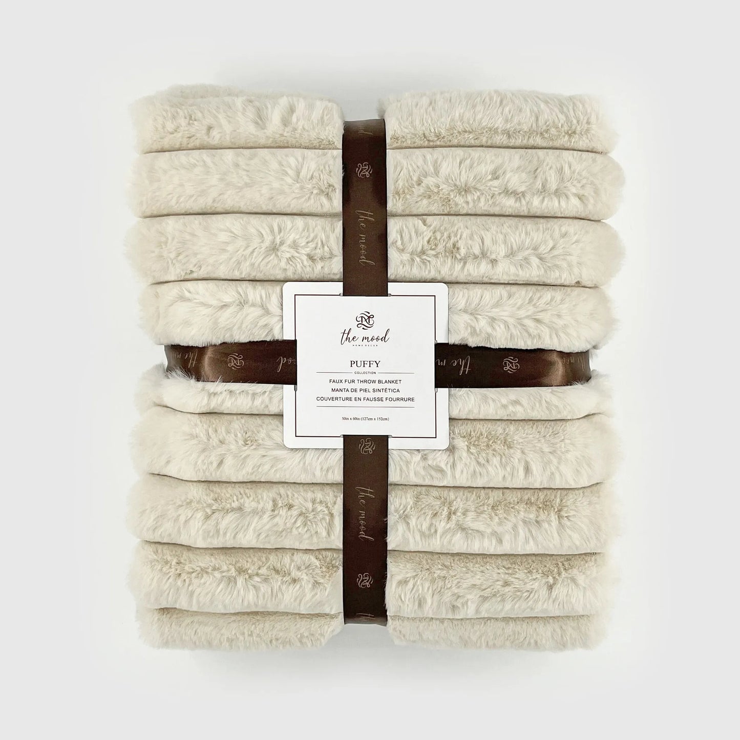 Puffy Faux Fur Throw Blanket