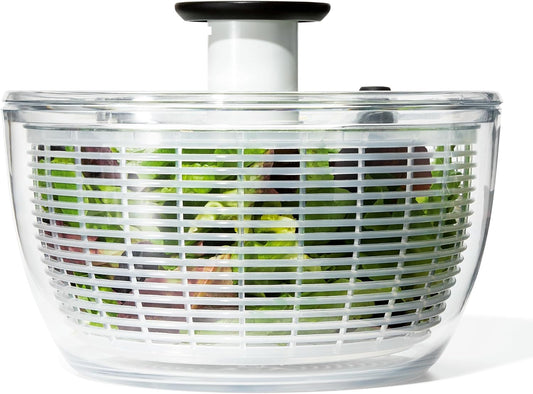 OXO Good Grips Salad Spinner 6.22 Qt White
