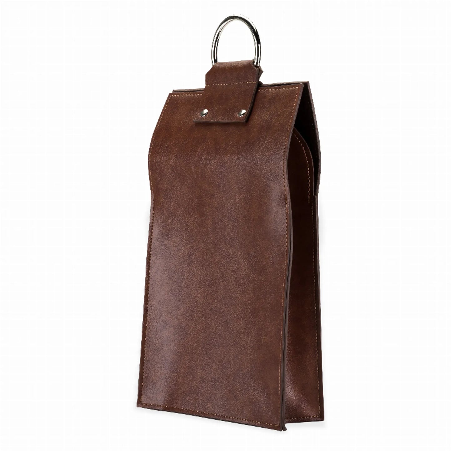 Viski Faux Leather Double Wine Tote